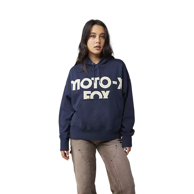 Women's Moto-X Oversized Fleece Hoodie