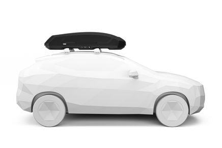 Thule Force XT XL Roof Box - Black on vehicle