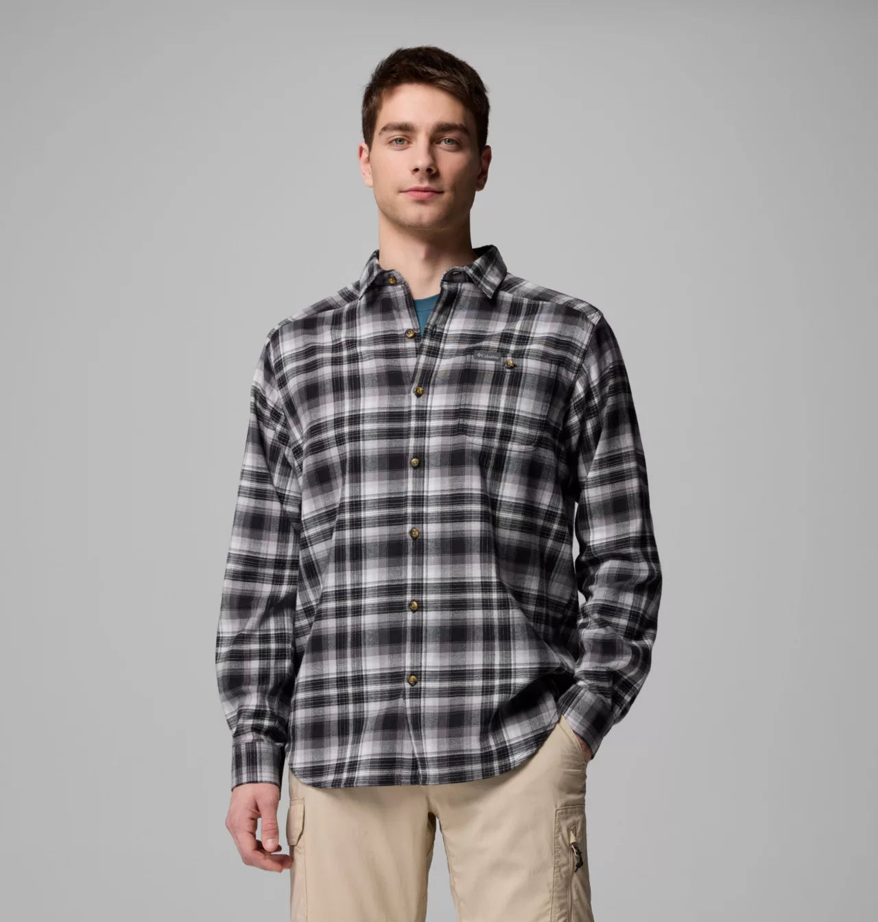 Columbia Men's Cornell Woods Flannel Long Sleeve Shirt