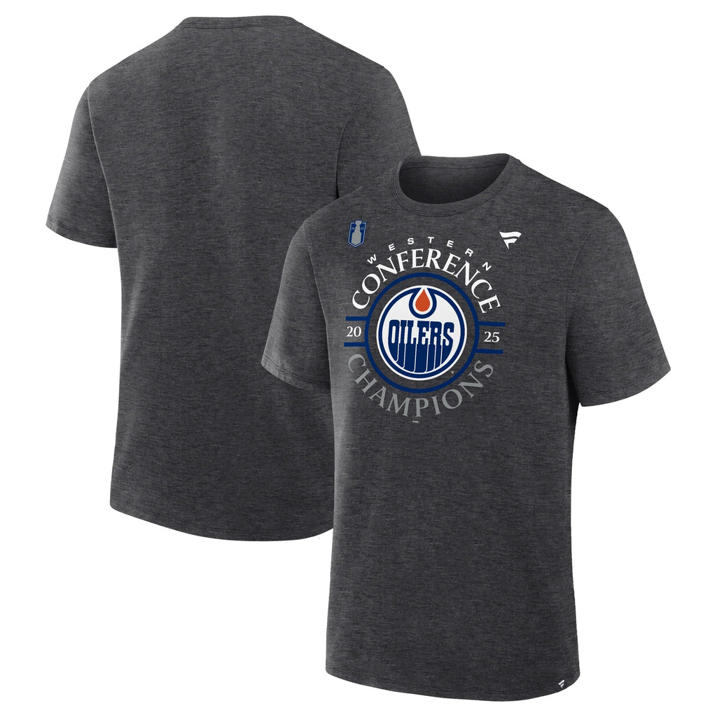 Edmonton Oilers 2025 Conference Champions Locker Room T-Shirt