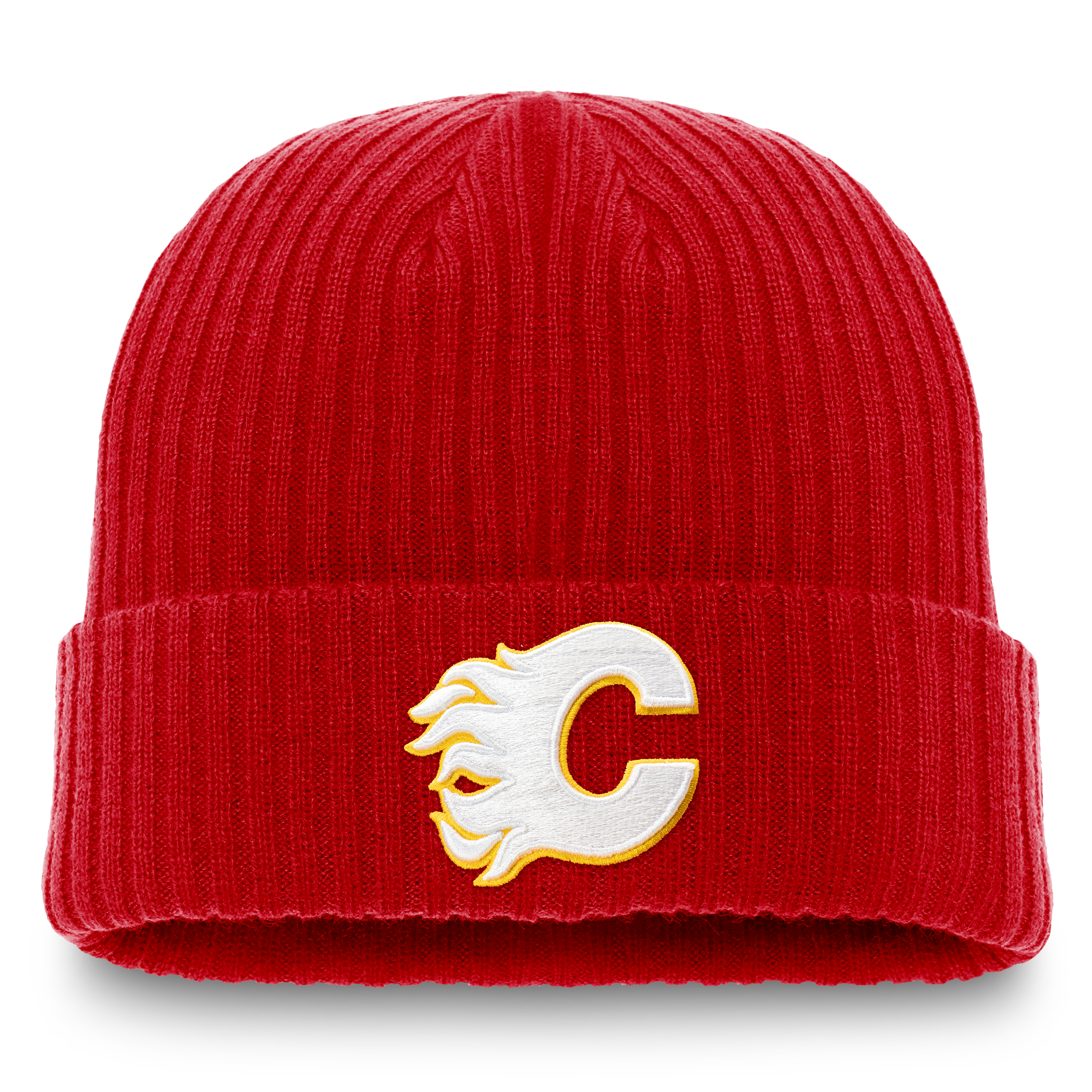 Fanatics Calgary Flames Primary Logo Cuffed Knit Beanie