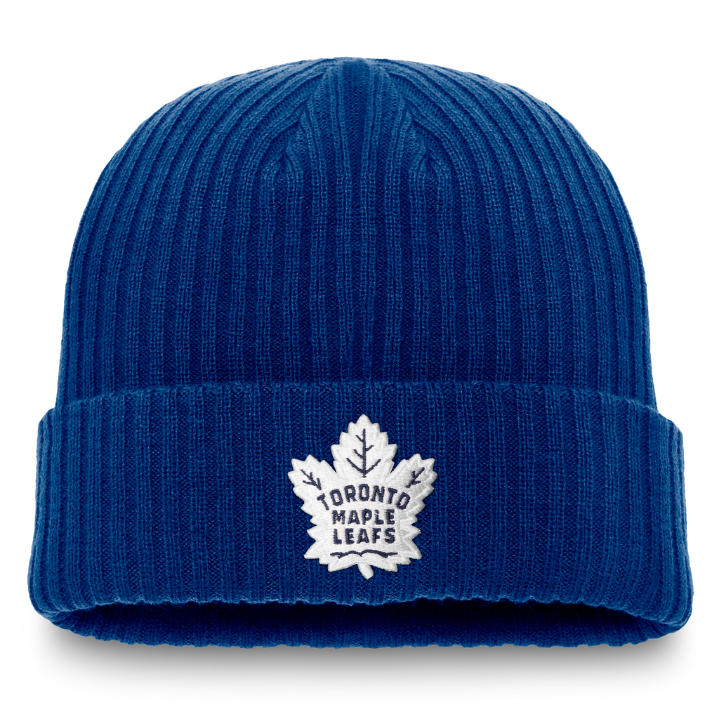 Fanatics Toronto Maple Leafs Primary Logo Cuffed Knit Beanie