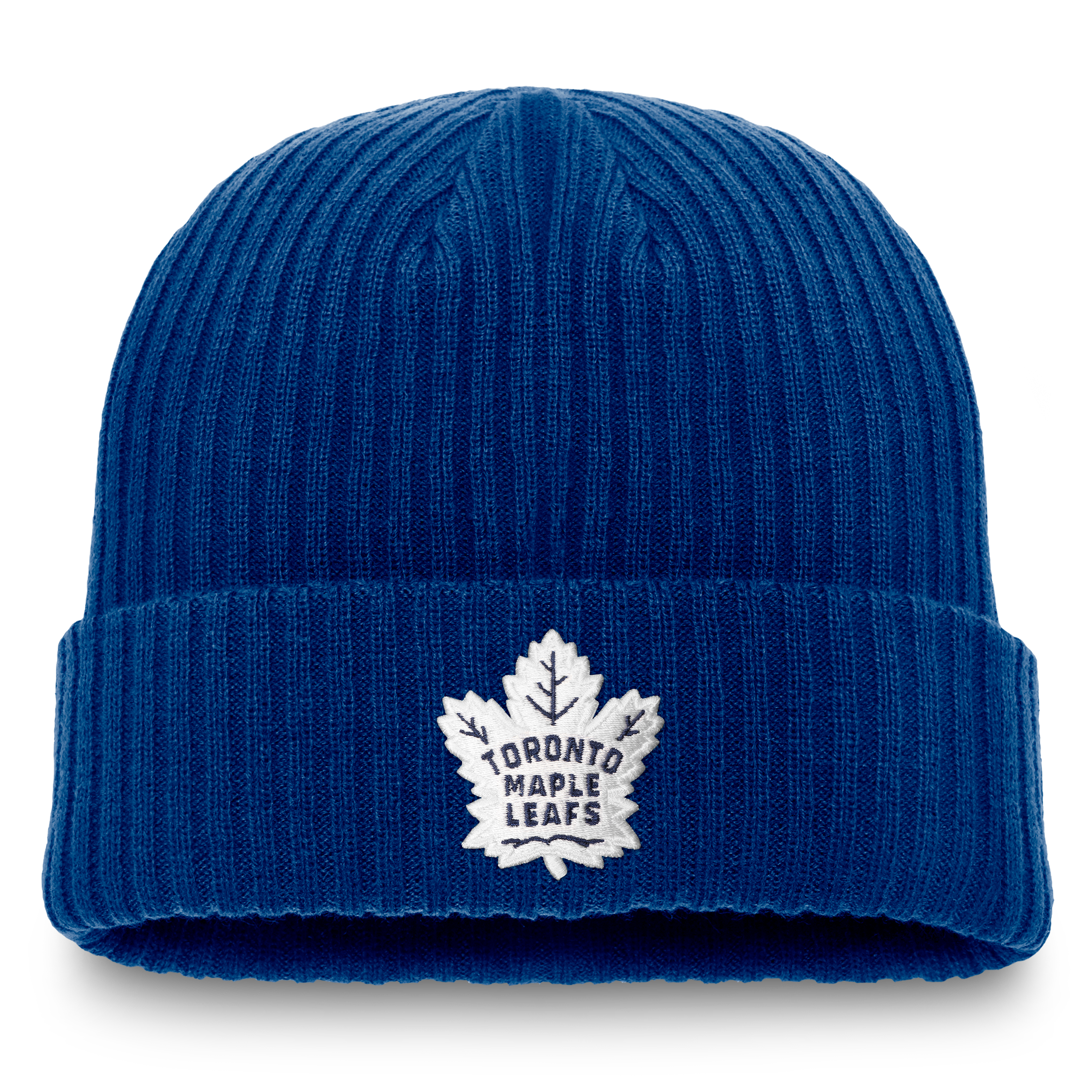 Fanatics Toronto Maple Leafs Primary Logo Cuffed Knit Beanie