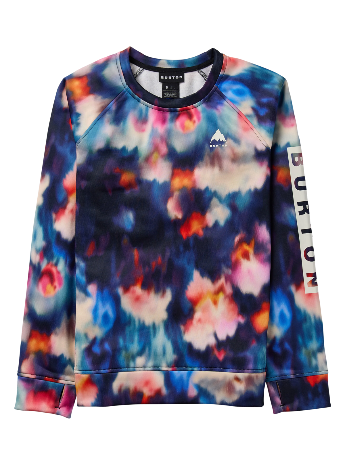 Burton Women's Oak Crewneck Sweatshirt - Floral Blur