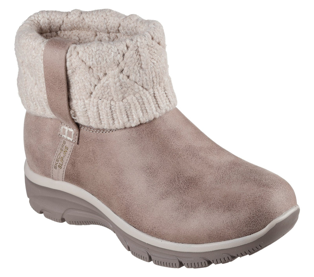 Skechers Slip-ins Relaxed Fit Easy Going Cozy Weather 2, Taupe, lateral profile