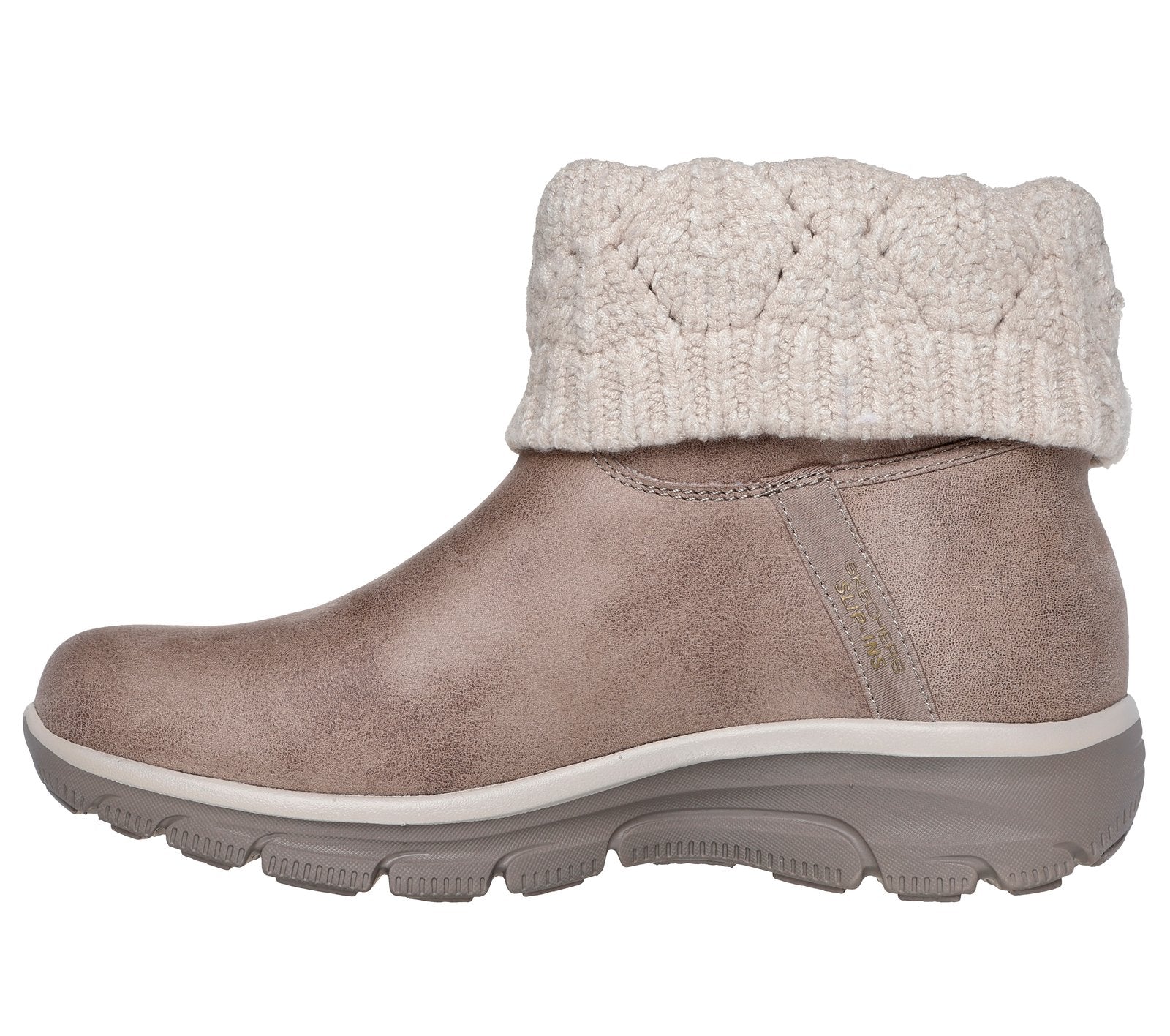 Skechers Slip-ins Relaxed Fit Easy Going Cozy Weather 2, Taupe, medial profile