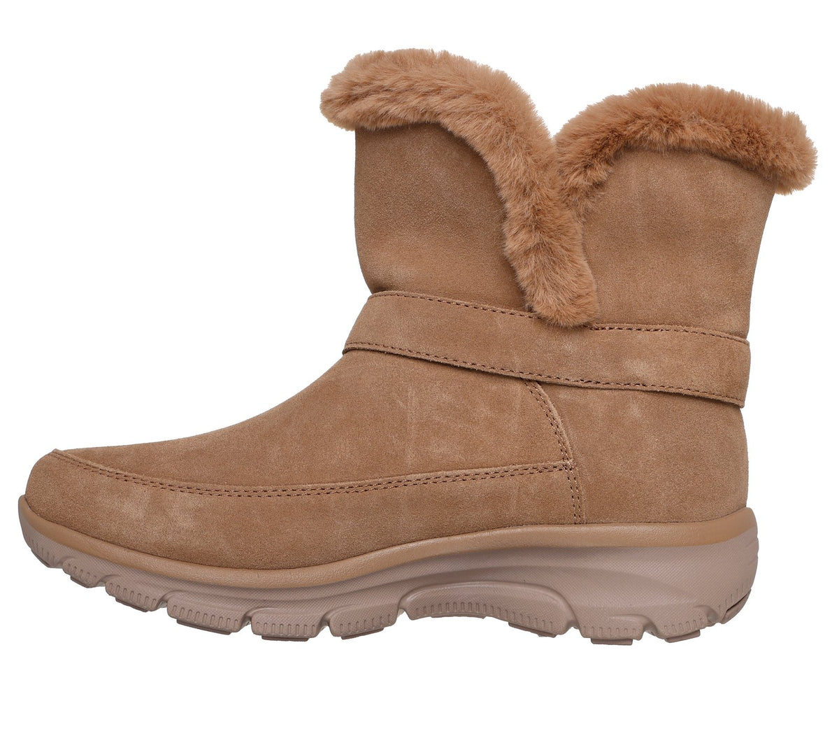 Skechers Slip-ins Relaxed Fit Easy Going Dreamers Luxe Vibes, Chestnut, medial profile