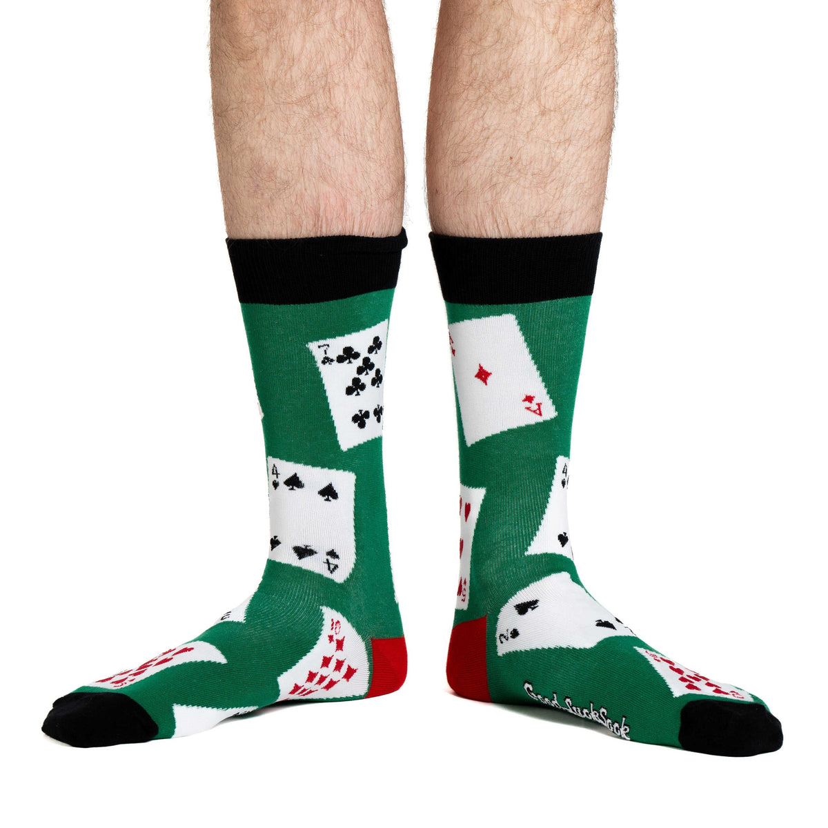 Good Luck Sock Men's Cards Socks