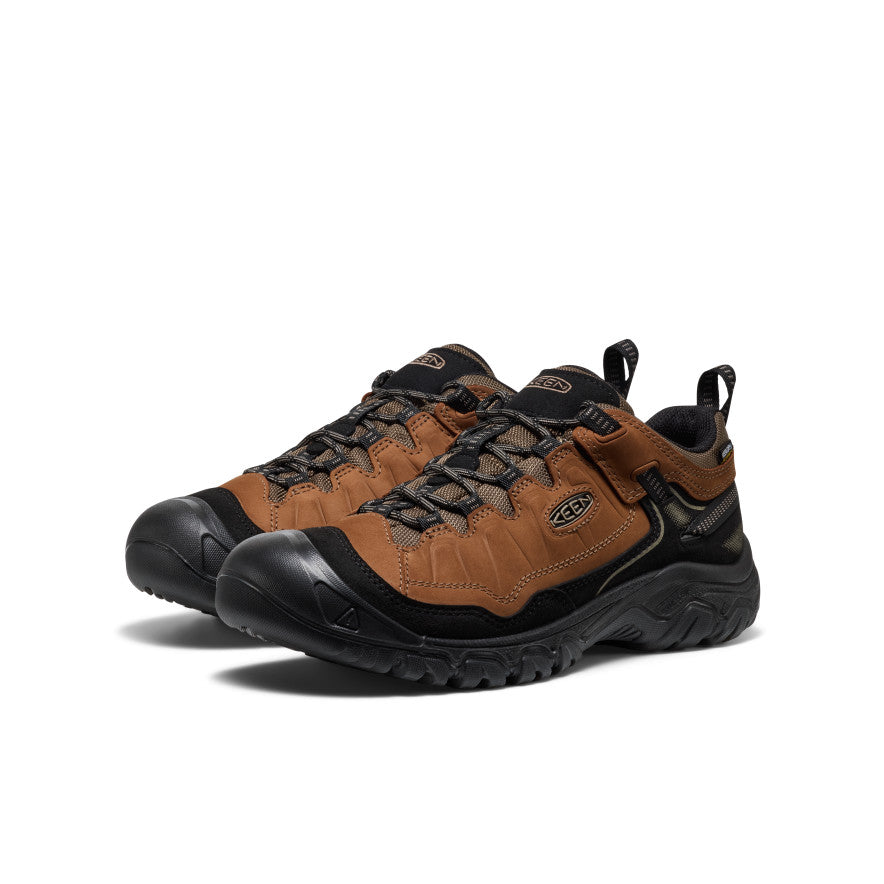 Keen Men's Targhee IV Waterproof Wide Bison/Black medial