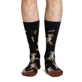 Good Luck Sock Men's Velociraptors Socks