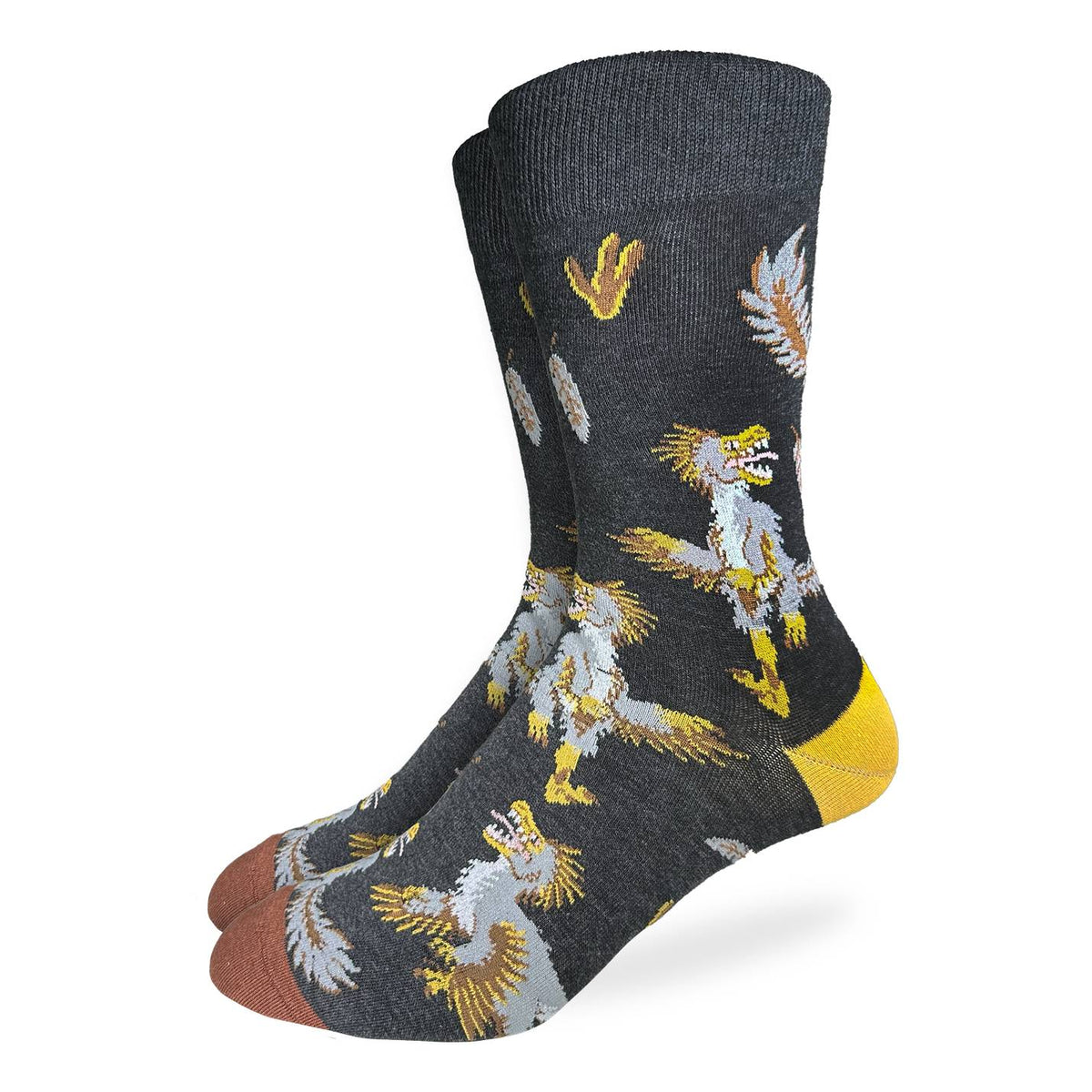 Good Luck Sock Men's Velociraptors Socks