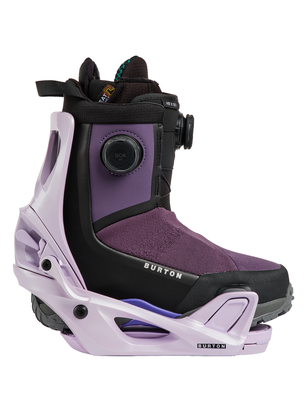 Burton Women's Step On Re:Flex Snowboard Bindings - Moondust Purple - with boot