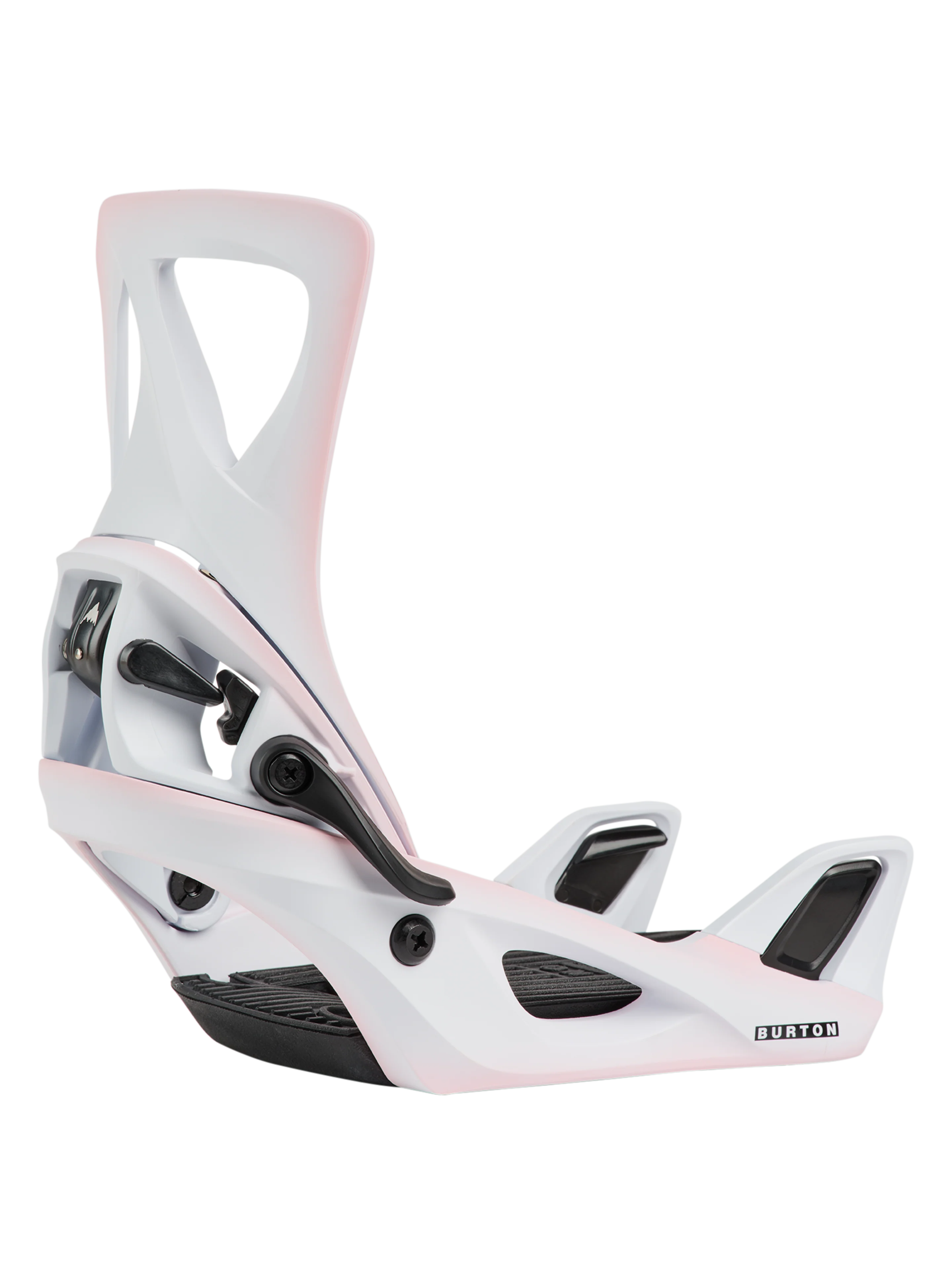 Burton Women's Step On Re:Flex Snowboard Bindings - Pink Outline - front