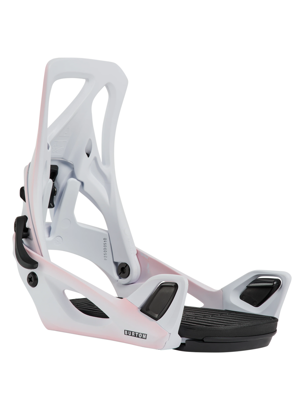 Burton Women's Step On Re:Flex Snowboard Bindings - Pink Outline - three-quarter