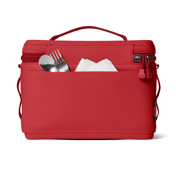 Yeti Daytrip 9L Insulated Box - Rescue Red, back pocket