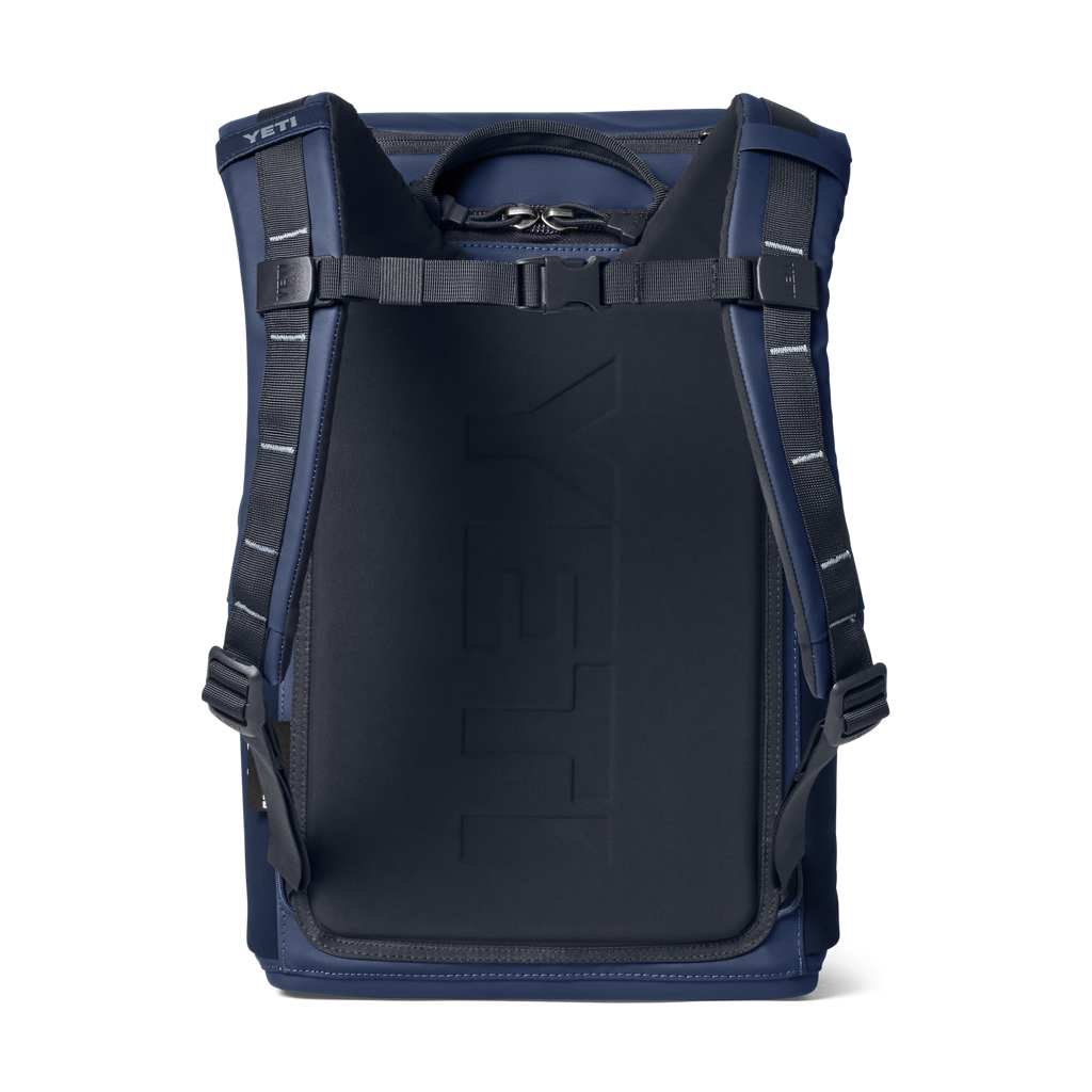 Yeti Daytrip 20L Insulated Backpack - Navy, back and harness
