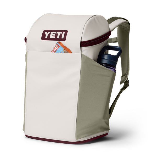 Yeti Daytrip 20L Insulated Backpack - Aspen/Pampa/Wild Vine - three-quarter open