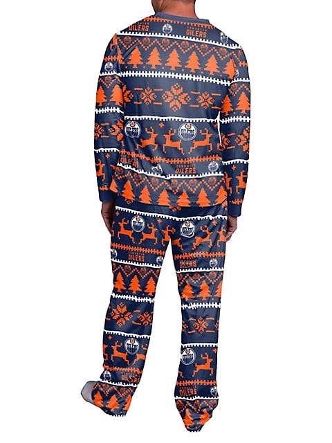 Edmonton Oilers Wordmark 2-Piece Pajama Set