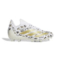 Adidas Adizero Electric II Football Cleats - White/Gold/Core Black - lateral