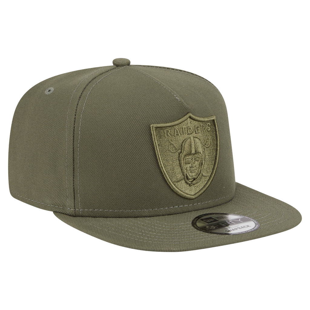 New Era Las Vegas Raiders Olive Color Pack A-Frame 9FIFTY Snapback Hat