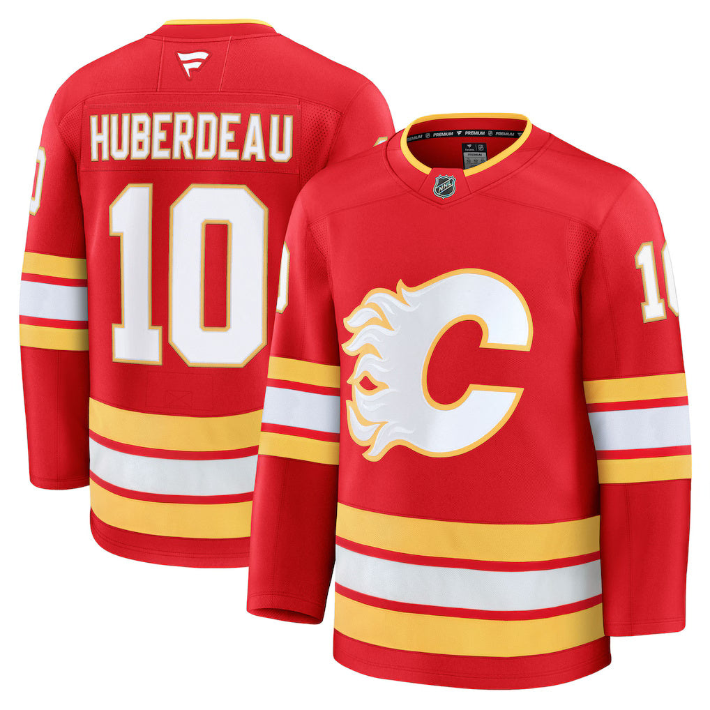 Fanatics Calgary Flames Home Premium Jersey - Jonathan Huberdeau