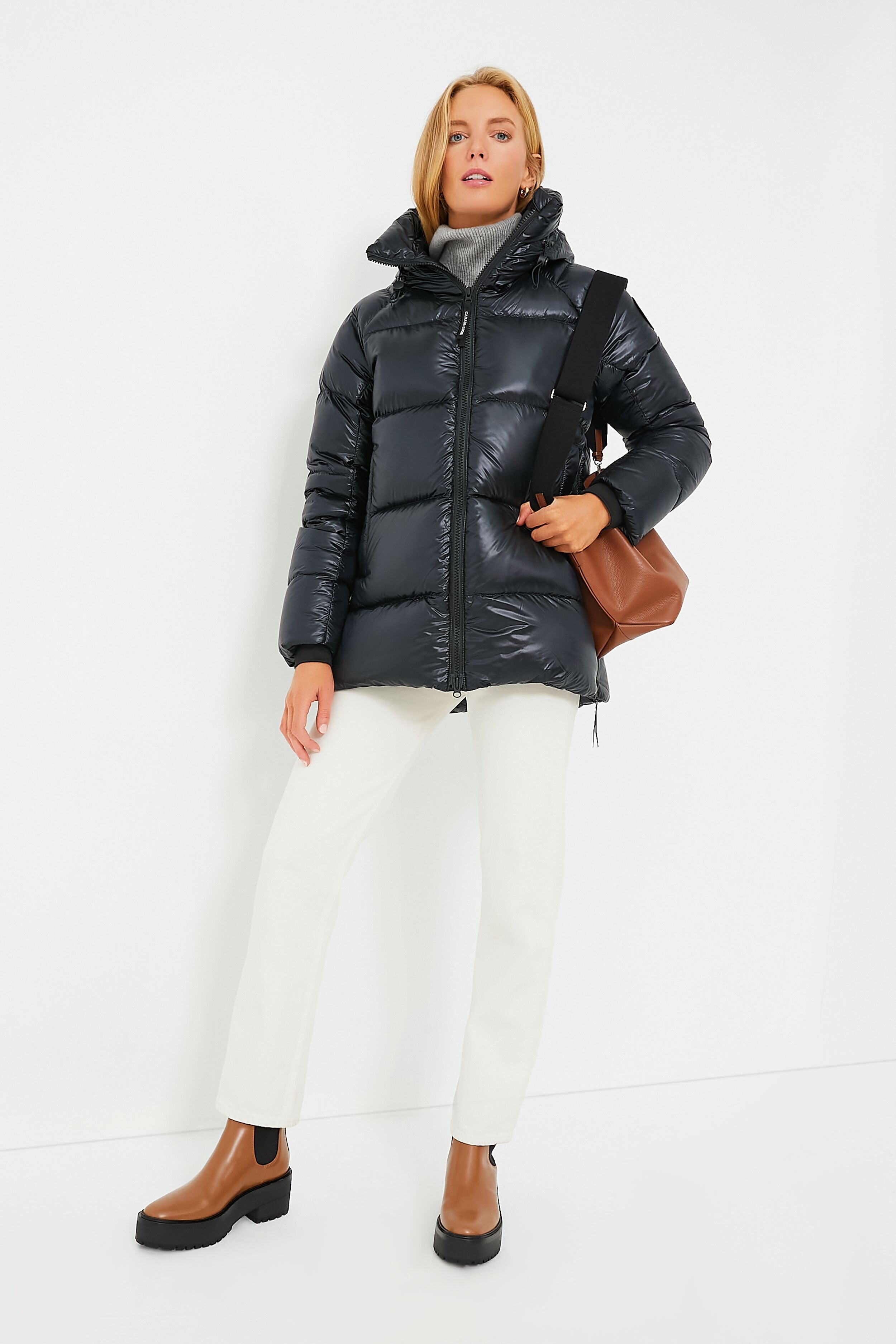 Canada Goose Women's Cypress Jacket Black Disc - front