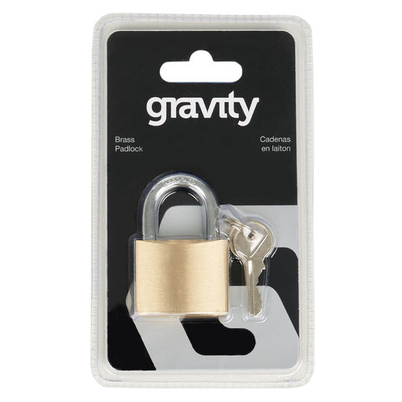 Gravity Brass Key Padlock