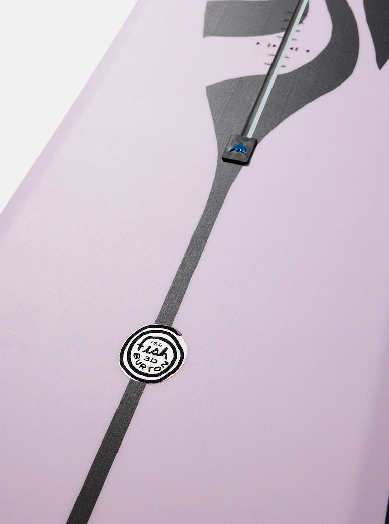 Burton 3D Fish Directional Flat Top Snowboard - 2025