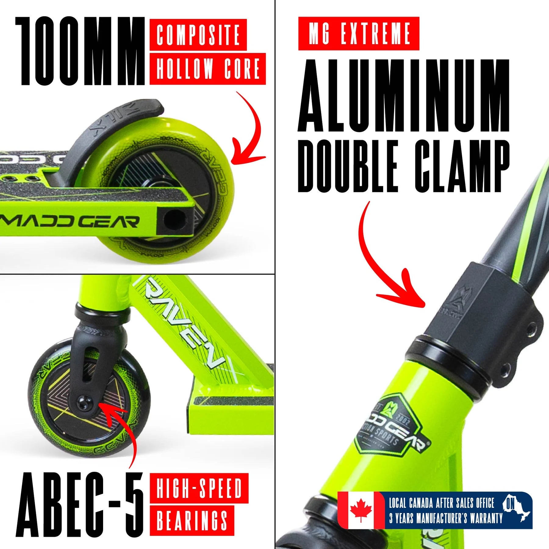 Madd Gear MG1 Raven Pro Stunt Scooter