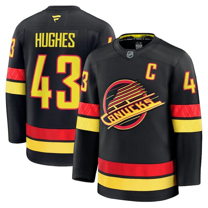 Fanatics Vancouver Canucks Alternate Premium Jersey - Quinn Hughes