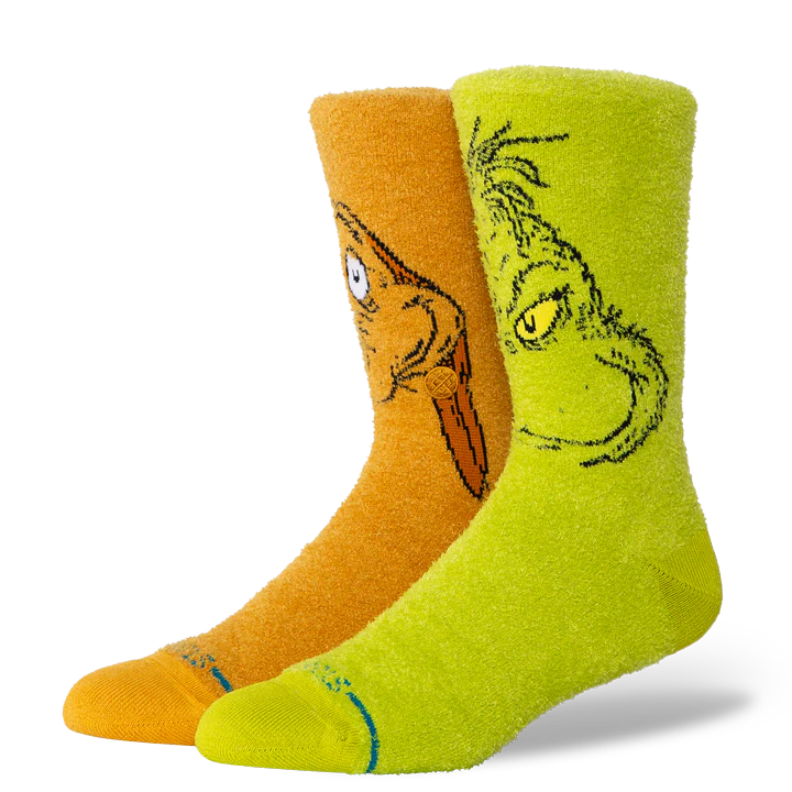 Stance The Grinch x Stance Grinch And Max Crew Socks