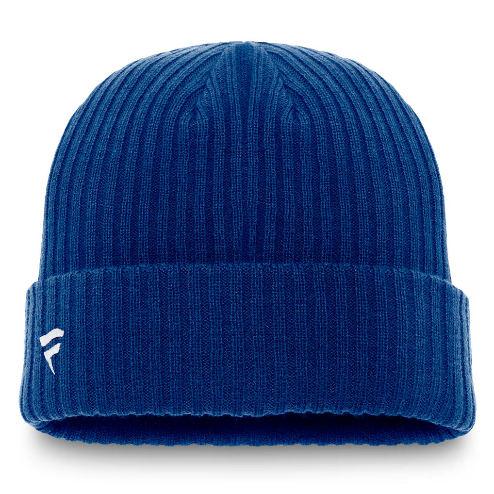 Fanatics Vancouver Canucks Primary Logo Cuffed Knit Beanie