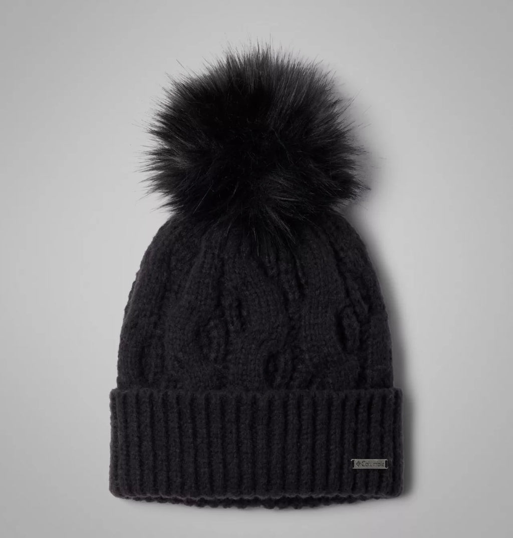 Columbia Women's Boundless Days Cable Knit Pom Beanie