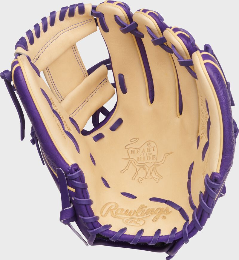 Rawlings Heart of the Hide Purple Infield Glove - 11.75"