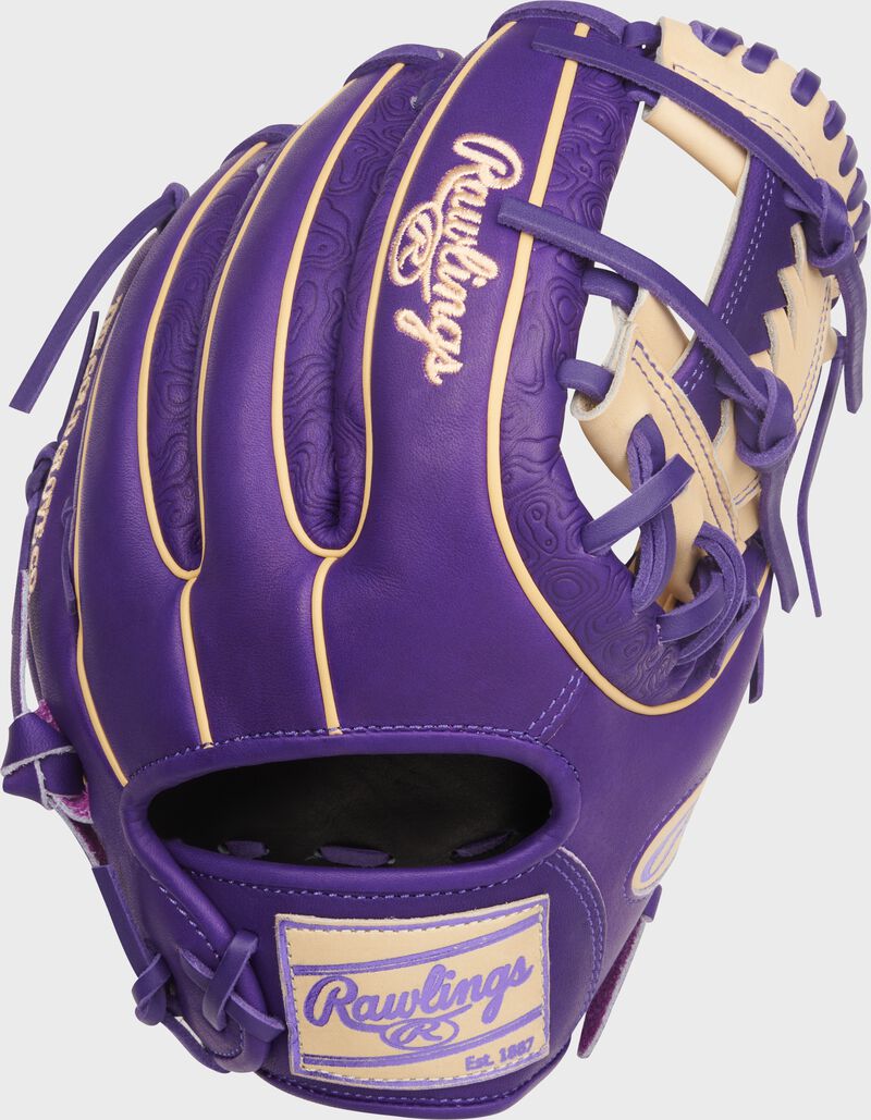 Rawlings Heart of the Hide Purple Infield Glove - 11.75"