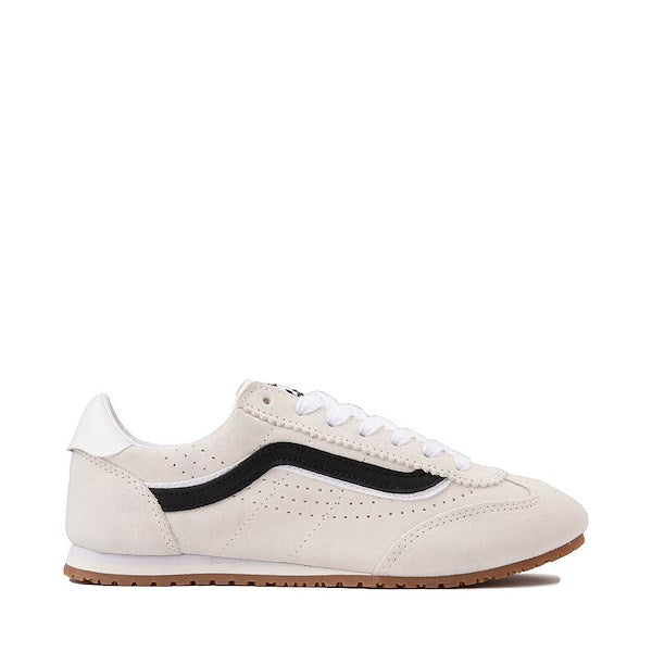 Vans Women's Super Lowpro Shoes - Marshmallow White/Emerald Green