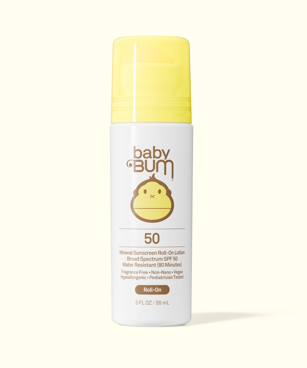 Sun Bum Baby Bum Mineral SPF 50 Roll-On Sunscreen, front