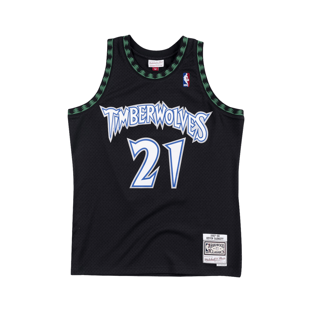 Mitchell & Ness Minnesota Timberwolves Kevin Garnett 1997 Hardwood Classics Swingman Jersey