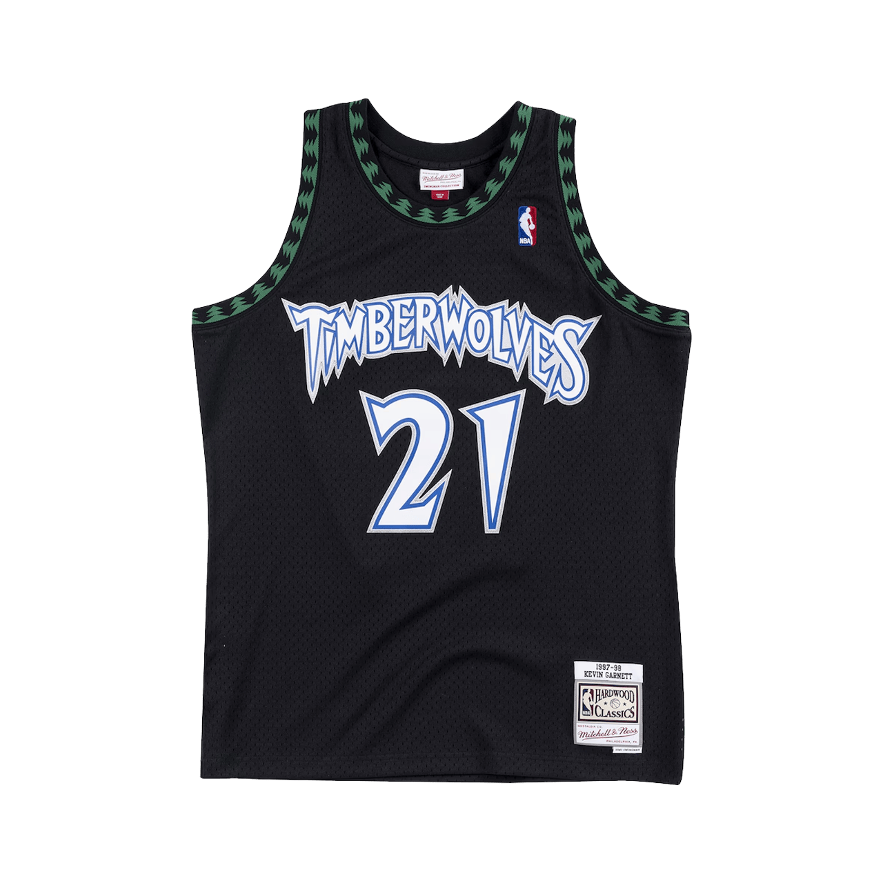 Mitchell & Ness Minnesota Timberwolves Kevin Garnett 1997 Hardwood Classics Swingman Jersey