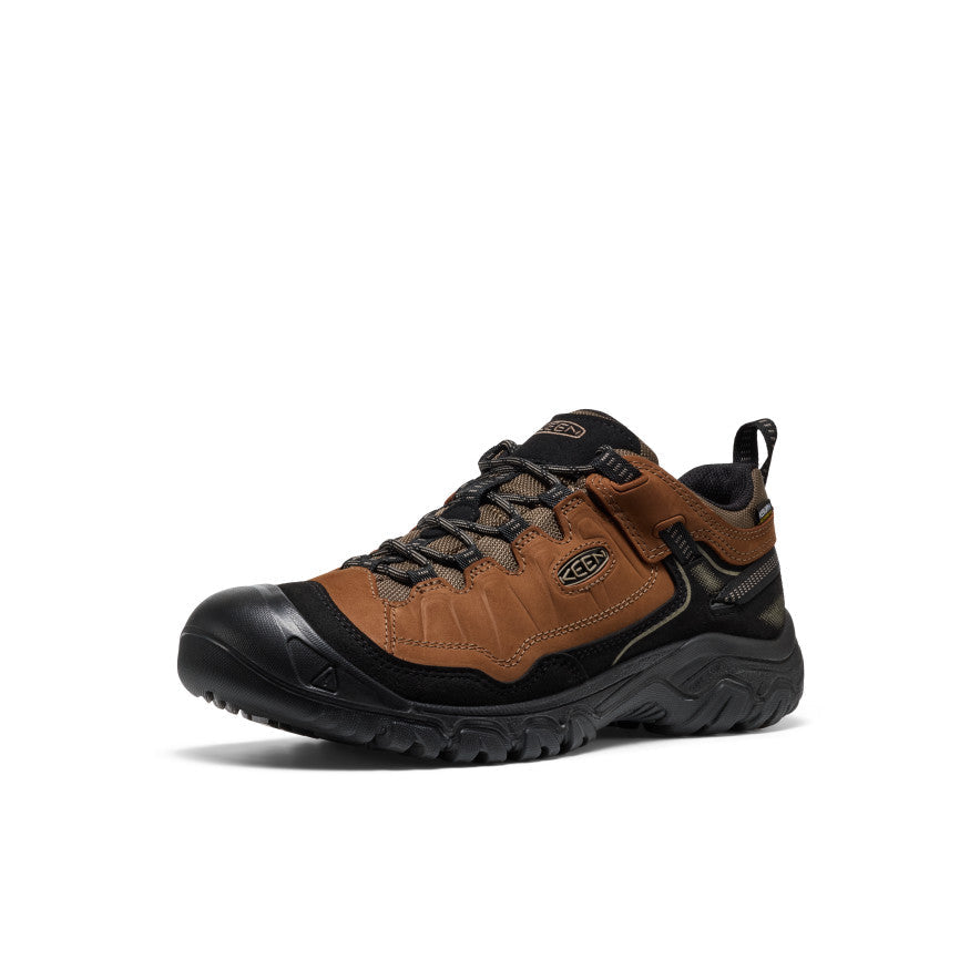 Keen Men's Targhee IV Waterproof Wide Bison/Black angle