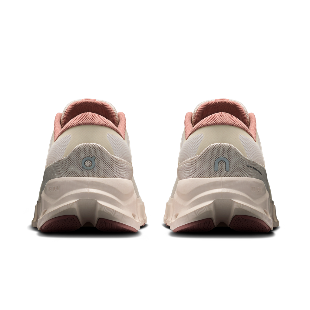 On Cloud Women's Cloud X 5 Running Shoes - PEARL/OYSTER, heel view