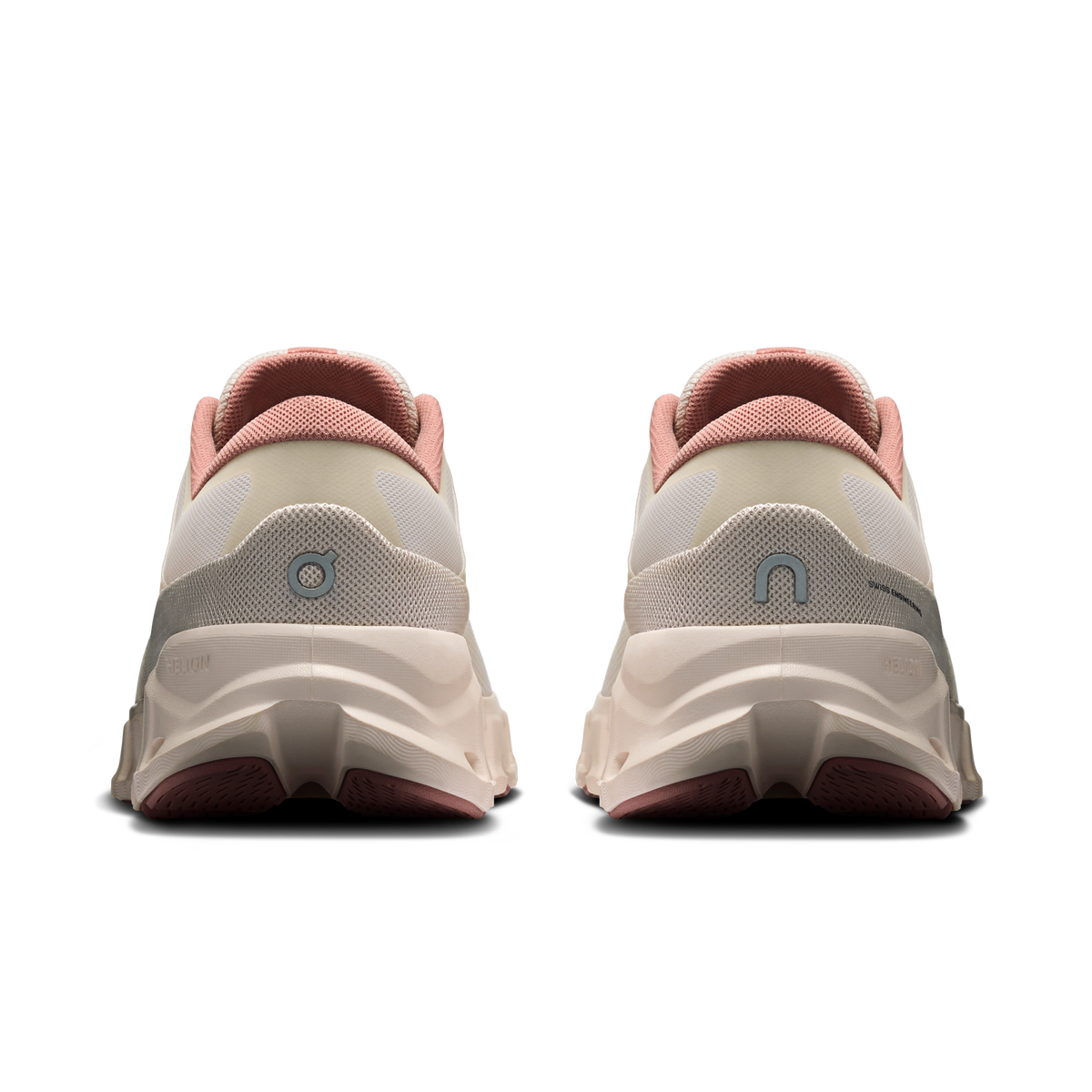 On Cloud Women's Cloud X 5 Running Shoes - PEARL/OYSTER, heel view