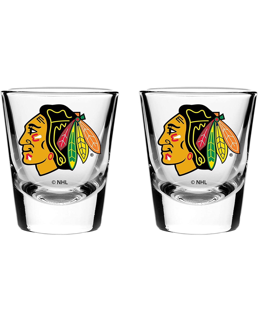 TSV Two-Pack 2oz Round Shot Glass
