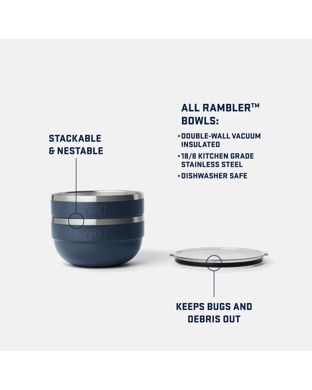Yeti Rambler 2 Qt Insulated Bowl