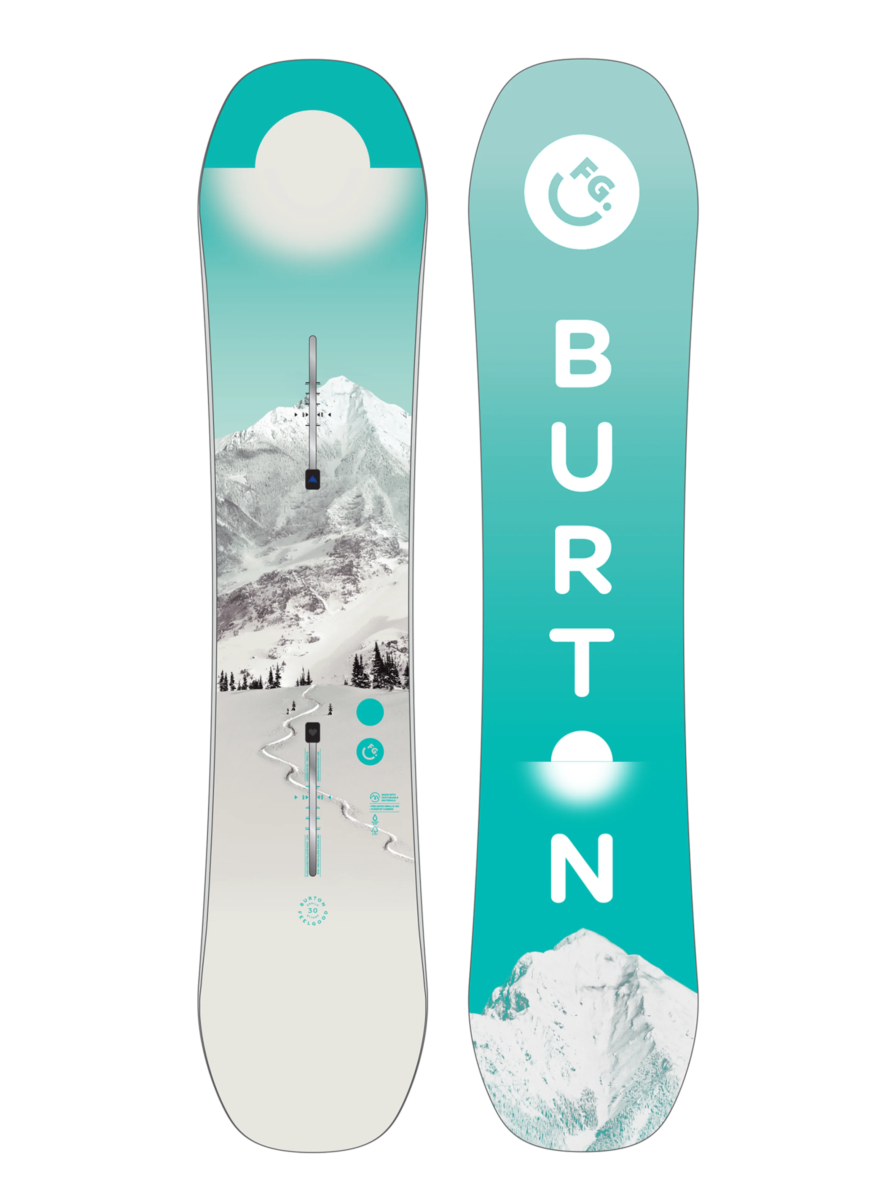 Burton Kids' Feelgood Smalls Camber Snowboard