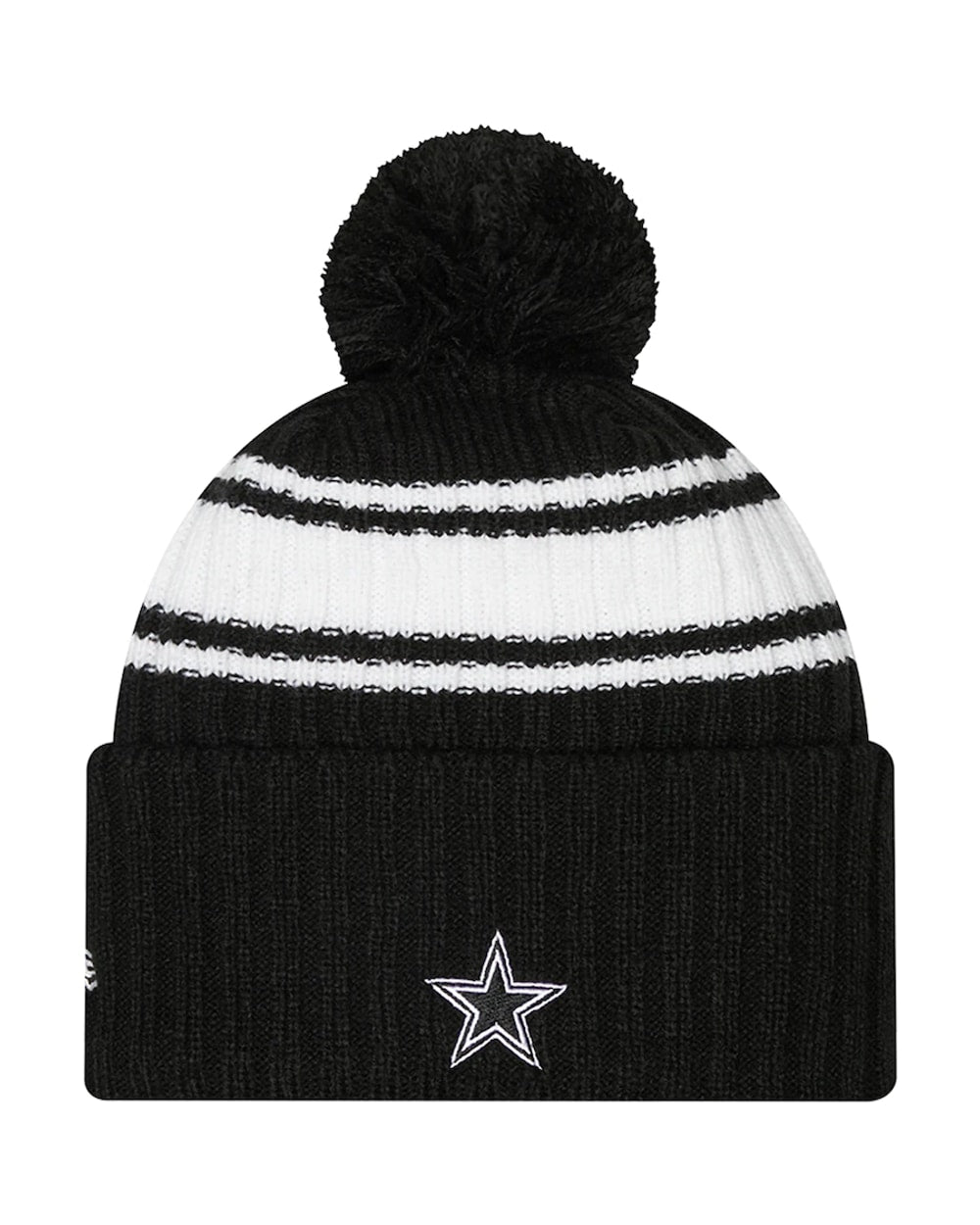 2022 Cold Weather Black and White Pom Knit Hat