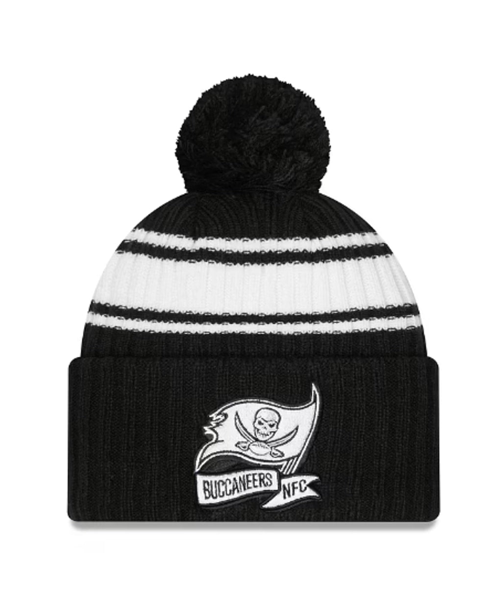 2022 Cold Weather Black and White Pom Knit Hat