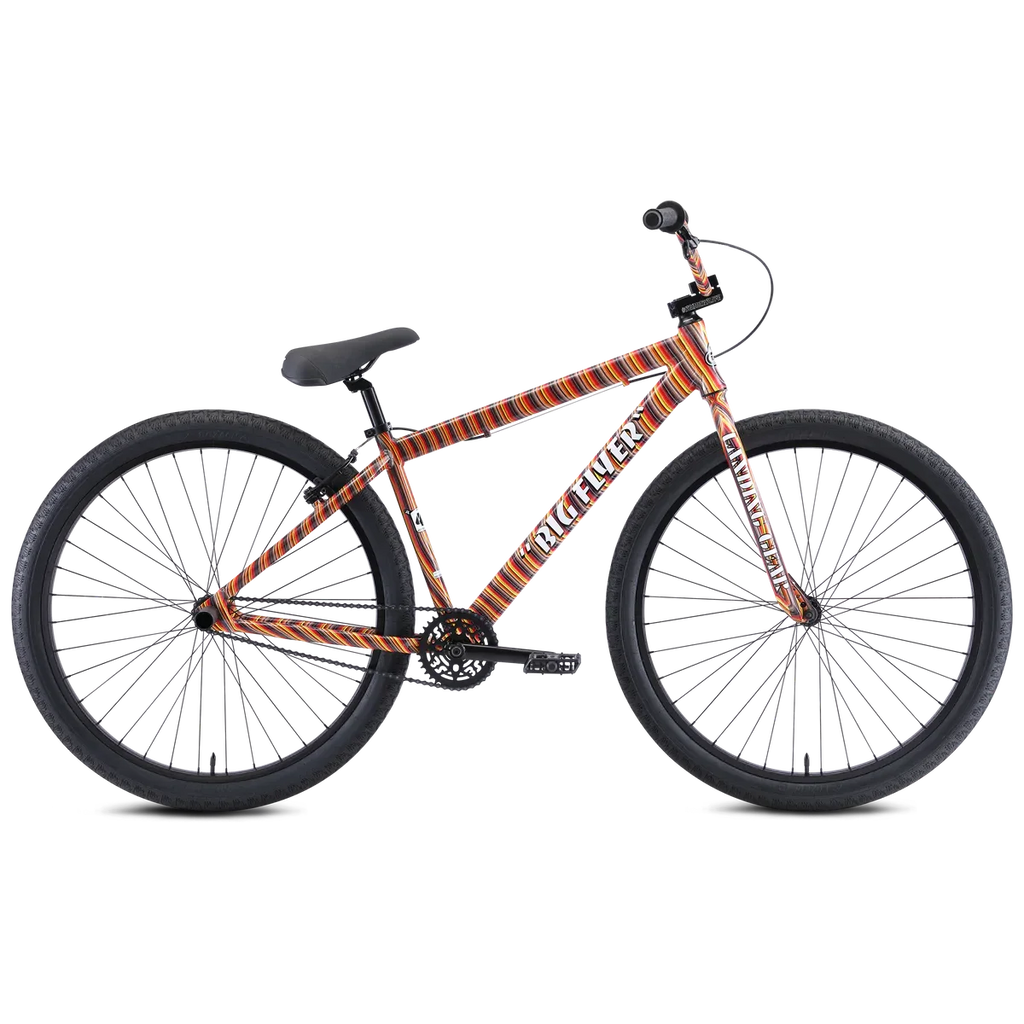 SE Big Flyer 29" BMX bike in Striped Fusion, side profile