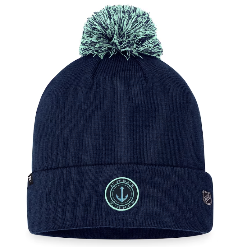 2023 NHL Draft Authentic Pro Pom Beanie