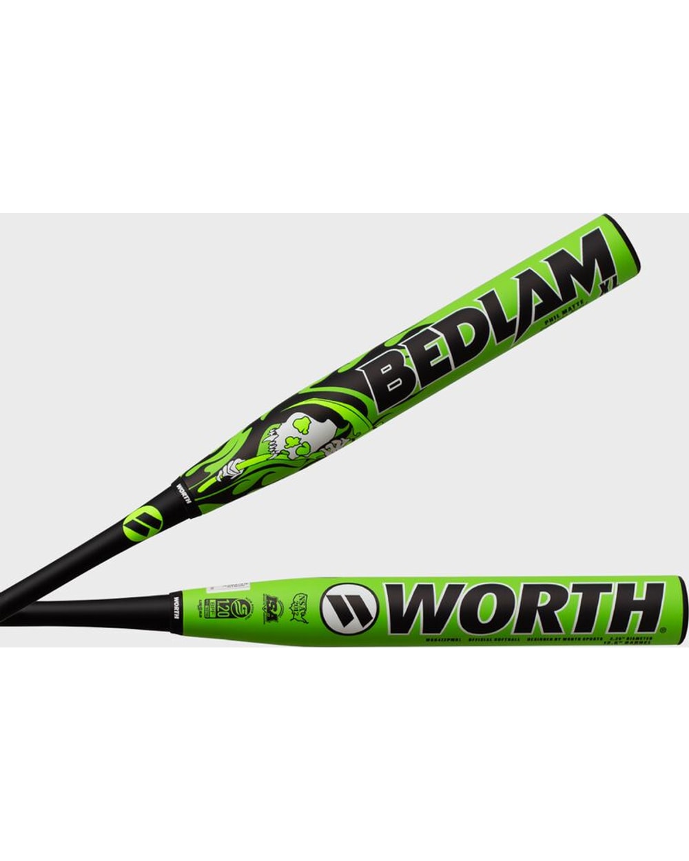 Worth 2024 Bedlam Phil Matte 12.5" XL USSSA Bat